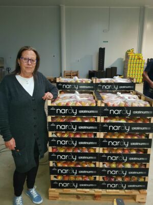 Uno de los pilares de la empresa. Nardy con su propia marca.